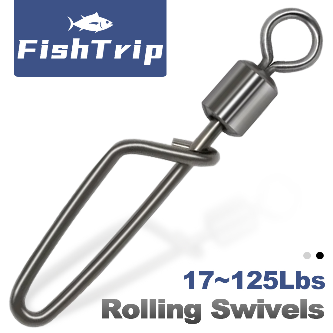 FishTrip 50Pcs Rolling Swivel  - Ice Fishing Tip Up recension och pris