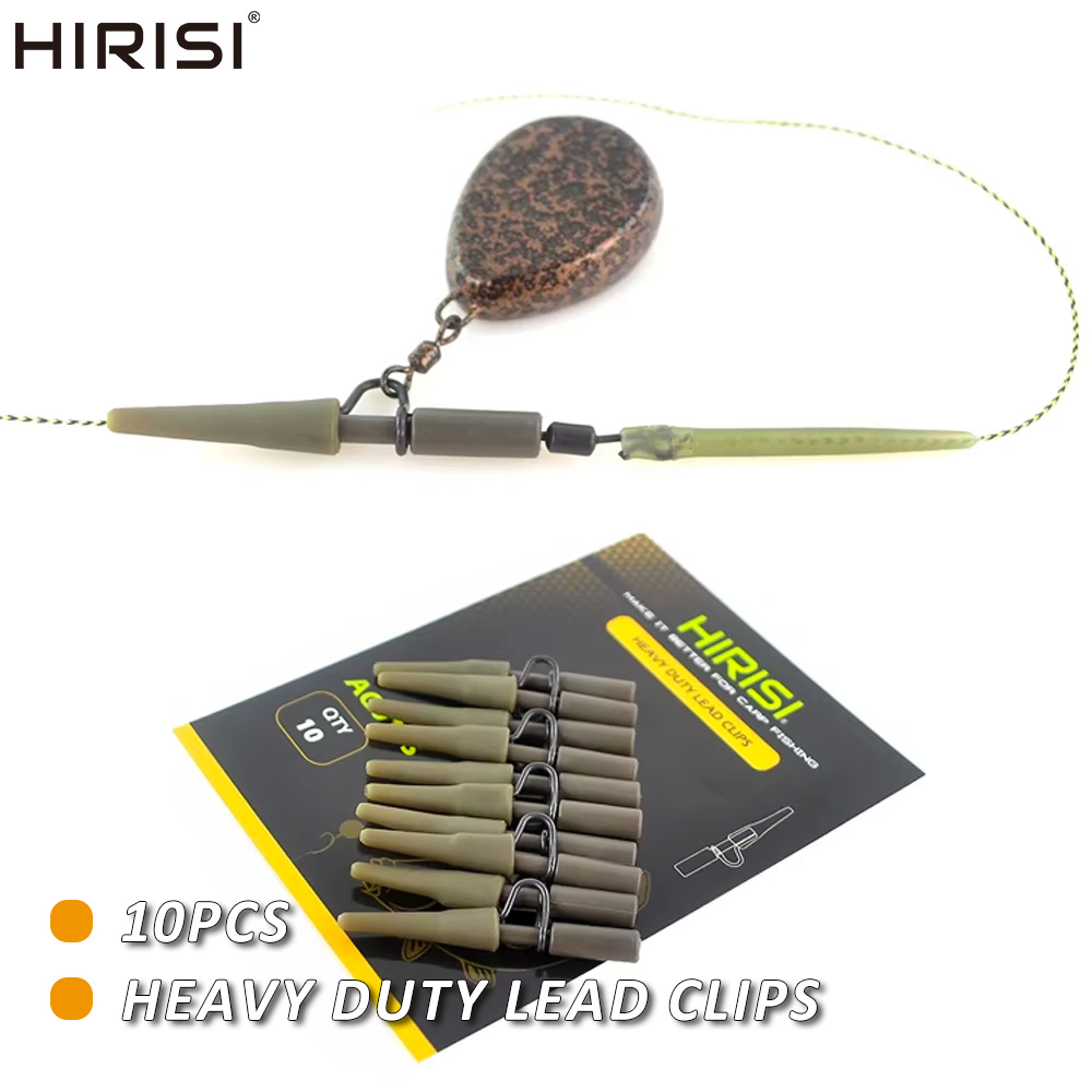 Hirisi 10pcs Heavy Duty Lead C - Ice Fishing Tip Up recension och pris