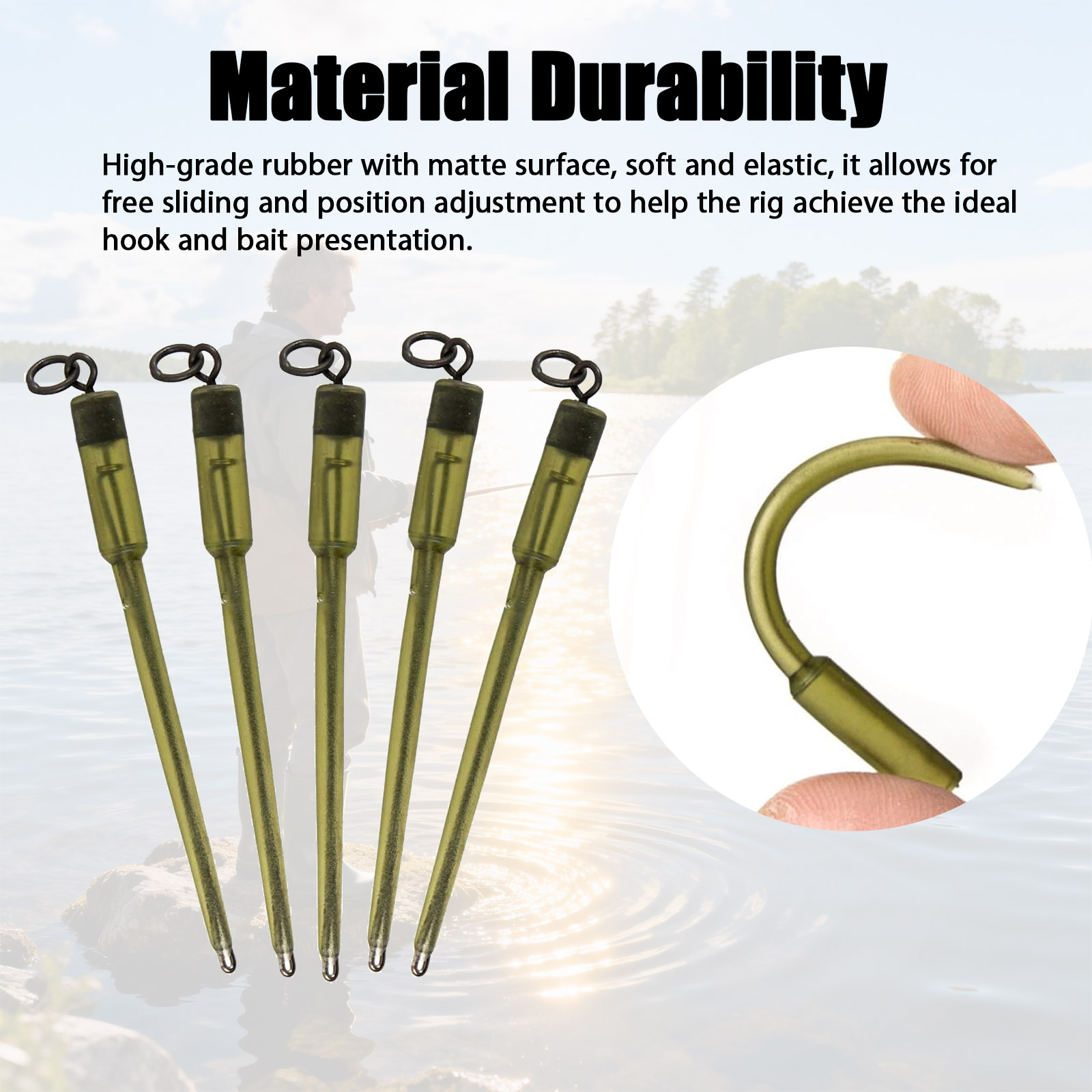 9KM PVA Bag Stems For Carp Fis - Ice Fishing Tip Up recension och pris